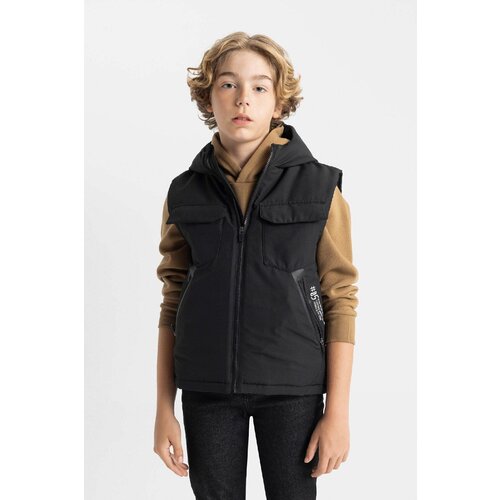 Defacto Boy&amp;#039;s Water Repellent Hooded Vest Slike