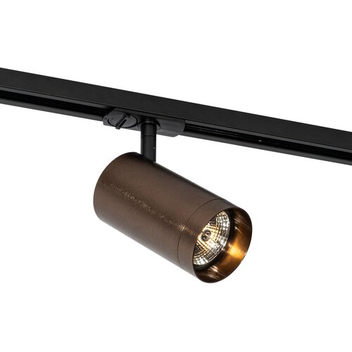 QAZQA Moderni reflektor temno bronaste barve za sistem tirne razsvetljave 1-fazni 70 mm - Iconic Jeana Luxe Cene