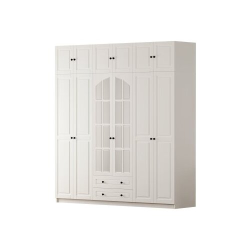 Hanah home Ormar Rb-185-16, 210x240x52 cm, Bijeli Slike