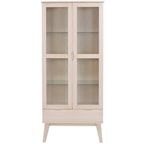 Rowico Vitrina iz hrastovega lesa 82x185 cm Filippa - Rowico Cene