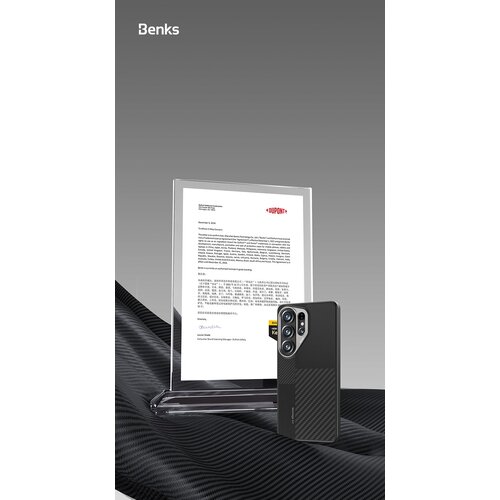 Benks Montage Magnetic Armor Pro Kevlar maska s metalnim okvirom za Samsung Galaxy S26 Ultra crna Slike