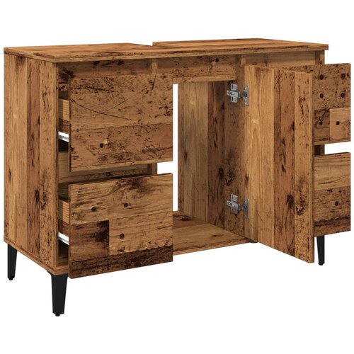  za umivaonik boja drva 80x33x60 cm konstruirano drvo Slike