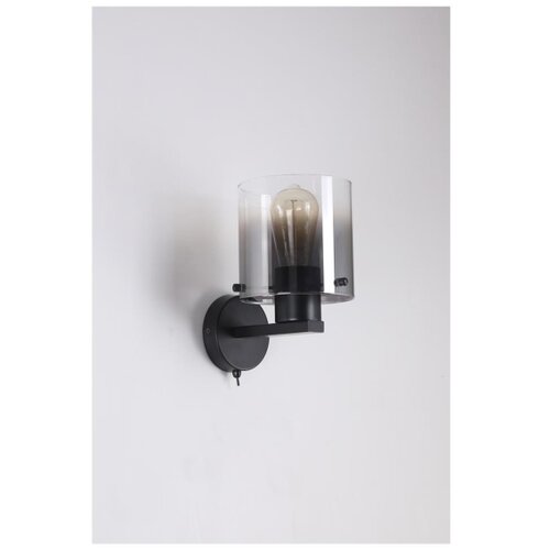 Searchlight 88912-1BK - zidna svetiljka sweden 1xE27/60W/230V crna/dimljena Slike