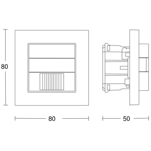 Steinel 058463 - senzor pokreta ir 180 V3 knx bela Slike