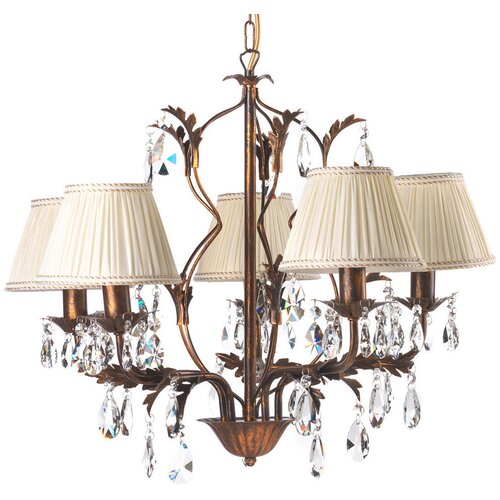 Lesnina XXXL ONLI - Luster na lancu KAREN 5xE14/6W/230V bronzana Slike