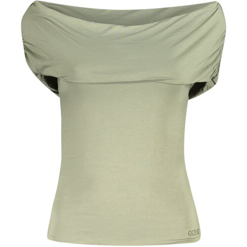 Guess Jeans GREEN WOMEN&amp;amp;#39;S SHORT SLEEVE T-SHIRT Slike