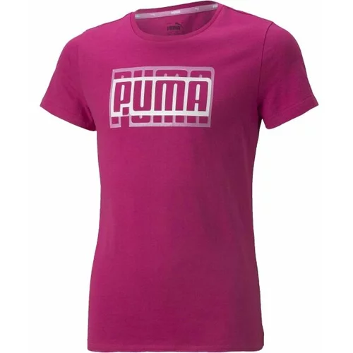 Puma ALPHA TEE G Majica za djevojčice, ružičasta, veličina