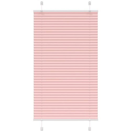 vidaXL Plisirana zavesa roza 75x100 cm širina blaga 74,4 cm poliester, (5000297241) Cene