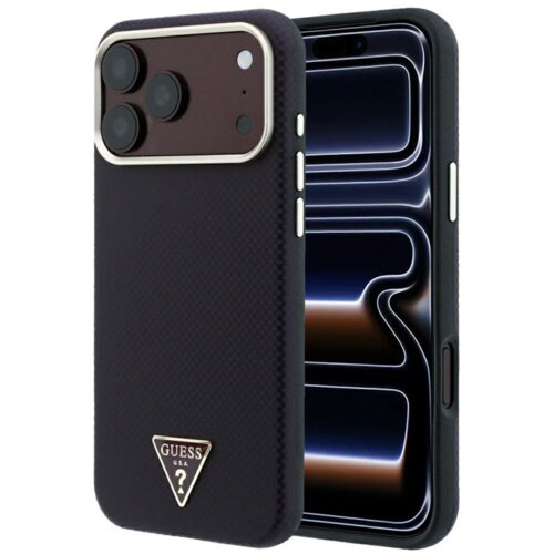 SAS CG MOBILE Maska Guess Kevlar Triangle Logo MagSafe za iPhone 17 Pro / 18 Pro burgundy Cene