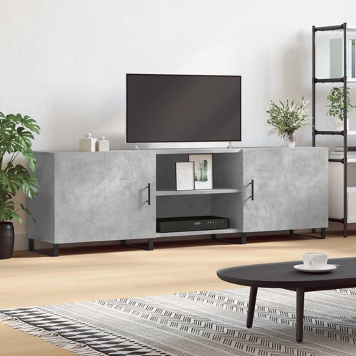 TV ormarić boja betona 150x30x50 cm od konstruiranog drva Cene