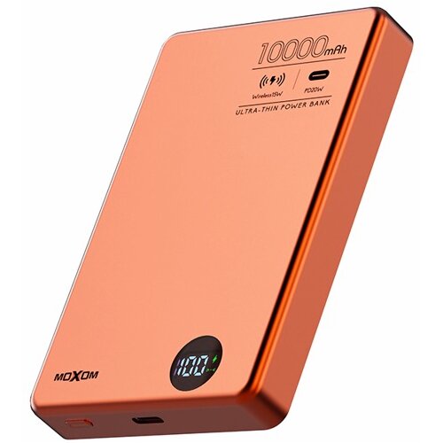Moxom EKSTERNA BATERIJA MX-PB197 PD 20W + QC 22.5W + wireless 15W 10000mAh Magsafe Narandžasta Cene