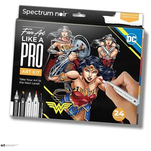  komplet za ilustraciju WONDER WOMAN KORIŠTENO