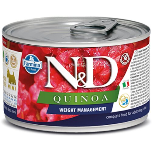 Farmina N&D konzerve za pse Quinoa - Weight Management 285g Cene