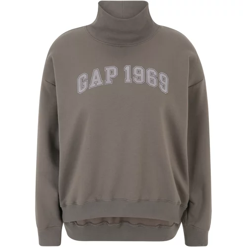 Gap Petite Sweater majica smeđa / siva