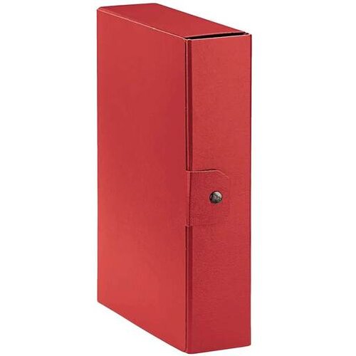 Esselte arhivska &amp;scaron;katla eurobox, 8 cm, rdeča, C2816 Slike
