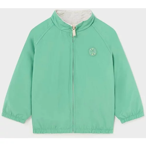 Mayoral Obojestranska jakna za dojenčke zelena barva