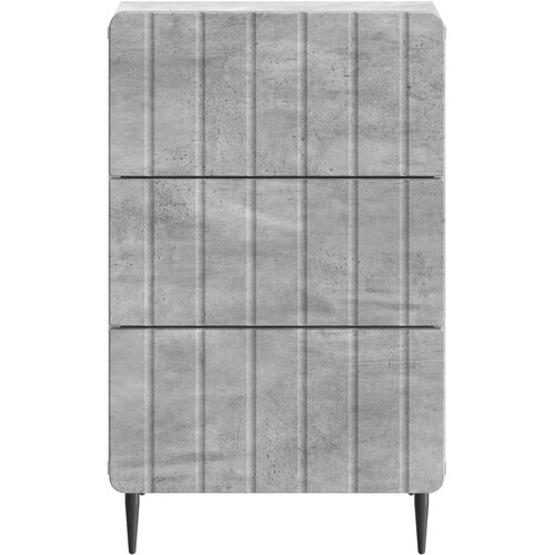  Noćni ormar Betonska siva 43x 41 x 68 cm Konstruirano drvo Slike