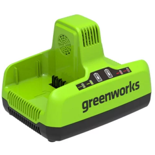 GREENWORKS 60V Akkusystem Punjač s dva USB priključka G60X2UC6 (Namijenjeno za: Sve 60 V baterije) + BAUHAUS jamstvo 5 godina na uređaje na električni ili motorni pogon