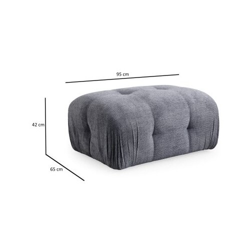 Atelier Del Sofa Tabure Petite, 95x65x75cm, Krem Cijene