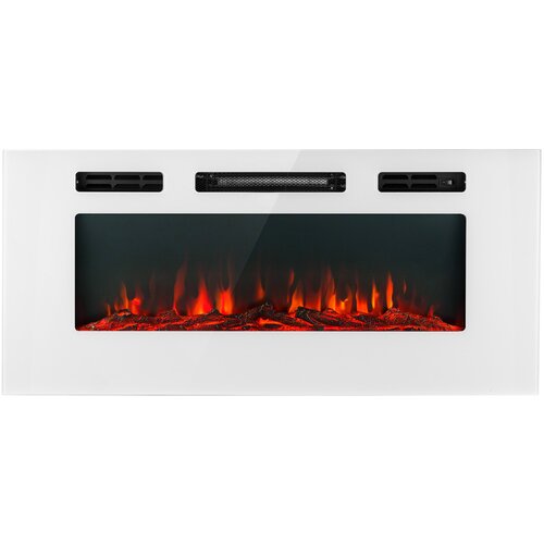 Klarstein gratera, električni zidni i ugradbeni kamin, 1800 w, led, 3 boje, timer Slike