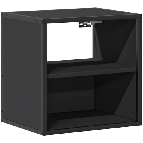 Maison Chic Stenska Nočna omarica - Nočna miza črna 40x31x39,5 cm, (21688043) Slike