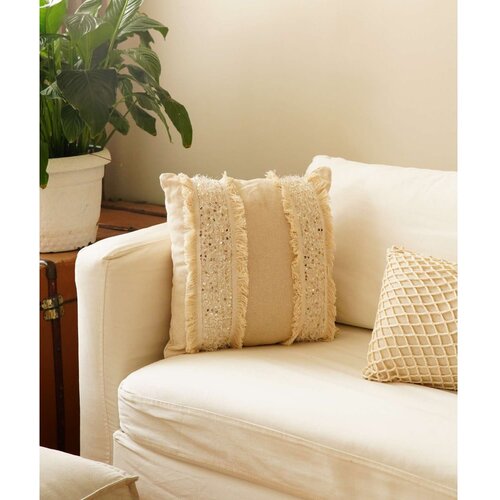 Mioli Decor Dekorativna jastučnica KET001, 43x43 cm, Bež Slike
