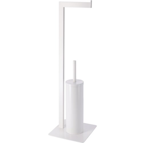 Tendance samostojeći držač toaletnog papira i wc četke, metalni, bijeli Cijene