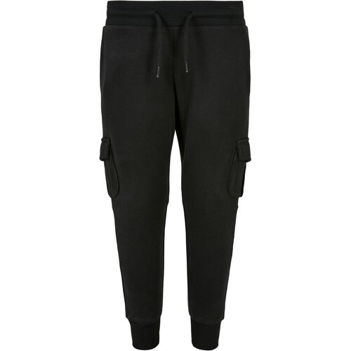 Urban Classics Kids Fitted Cargo Boys&amp;#039; Sweatpants - Black Slike