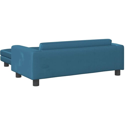  Krevet za pse s produžetkom plavi 100 x 50 x 30 cm bar&amp;scaron;unasti Slike