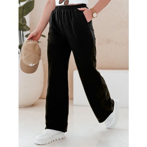 DStreet Spodnie damskie dresowe wide leg DRESLINA czarne Cene