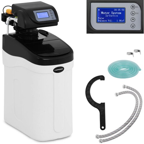UNIPRODO Mehčalec vode in odstranjevalec vodnega kamna z avtomatskim ventilom 6,5 l 3,3 W LCD, (21239192) Cene