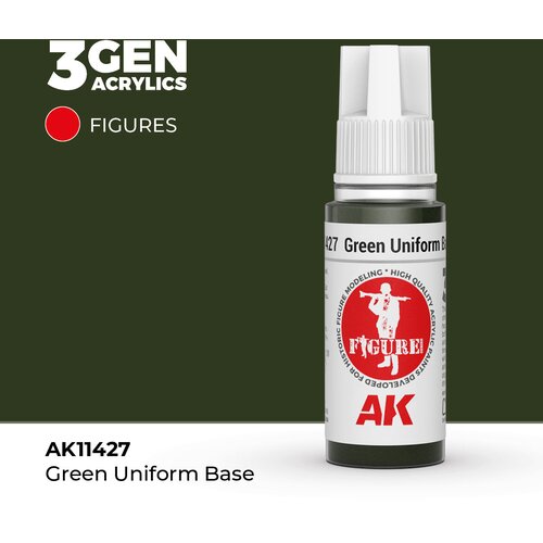 AK Interactive Green Uniform Base 17ml - 3rd Gen Akrilna Boja AK11427 Cene