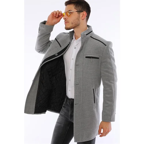 Dewberry PLT8369 COAT-GREY