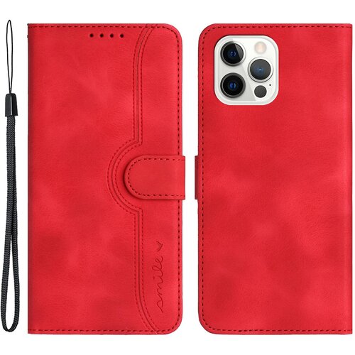 INORCO YX003 Za iPhone 14 Pro vtisnjen vzorec nasmeha PU usnjena prevleka, stojalo za denarnico, etui za mobilni telefon, (22034431) Slike