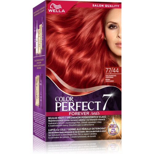 Wella Color Perfect Intense barva za lase odtenek 77/44 Volcano Red 1 kos Slike