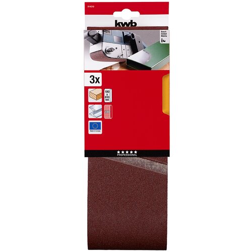 KWB Brusni papir za brusilicu 100x610 mm GR 100, 3/1 Slike