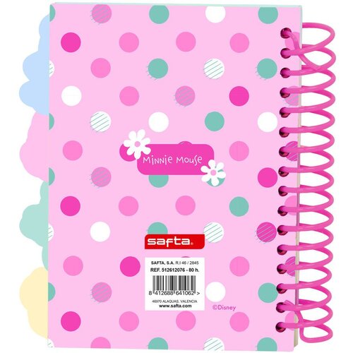 Disney Bilježnica A6 Minnie Mouse Minty - tvrde korice, 80 listova Slike
