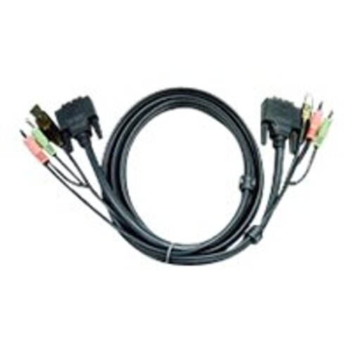 Aten 2L-7D02UD KVM kabel Črna 1,8 m Cene