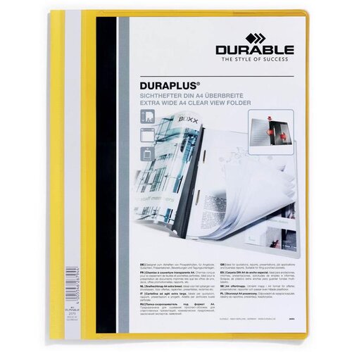 Durable Mapa s pvc kopčom Duraplus 2579, Žuta Cene