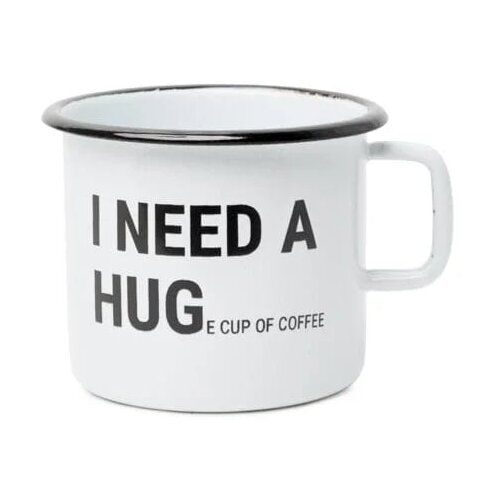 Cuckoo Cups EMAJLIRAN LONČEK &amp;lsquo;I NEED A HUGE CUP OF COFFEE&amp;rsquo; Slike