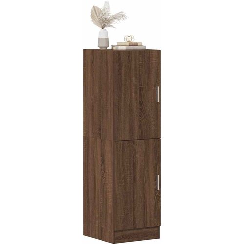 Furnova Kuhinjska omarica rjav hrast 38x41,5x131,5 cm inž. les, (21947671) Slike