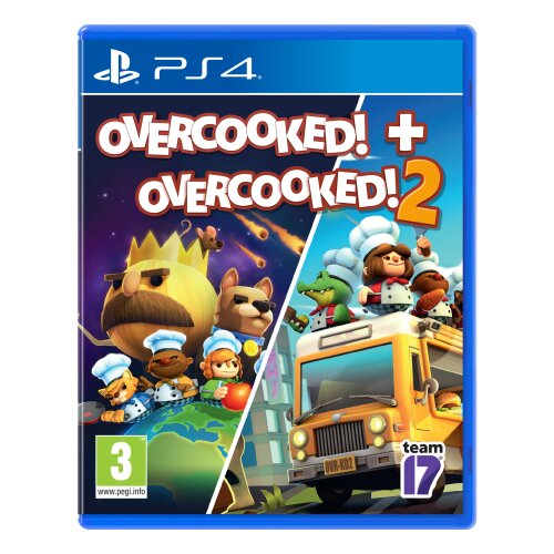 Soldout Sales &amp;amp; Marketing Overcooked + Overcooked 2 Double Pack (PS4) Slike