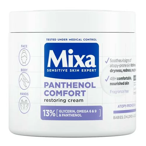 Mixa Panthenol Comfort Restoring Cream krema za telo 400 ml unisex