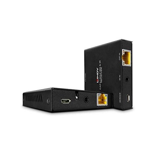 Lindy 50m Cat.6 HDMI 4K60 and IR Extender with PoC and Loop Out Slike