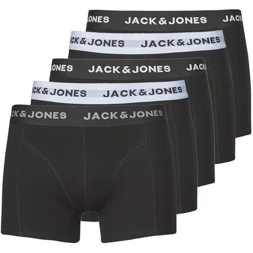Jack & Jones Solid Oprijete boksarice 5 Piece Črna