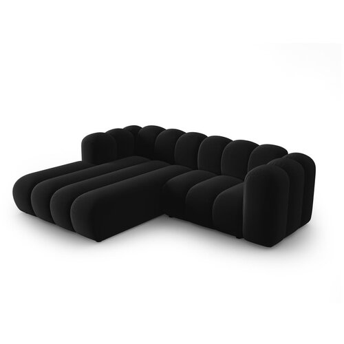 Micadoni Home Antracitno siva kotna sedežna garnitura (levi kot) Lupine &amp;ndash; Slike