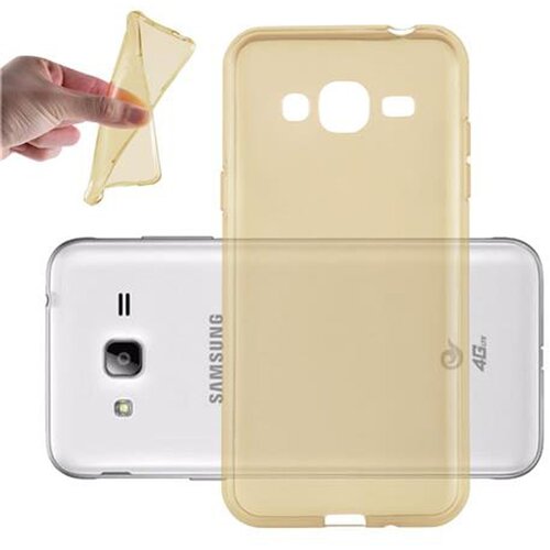 Cadorabo Case, združljiv s Samsungom v prozornem zlatu - za&amp;scaron;čitni pokrov, narejen iz fleksibilnega silikona TPU, (20589332) Slike