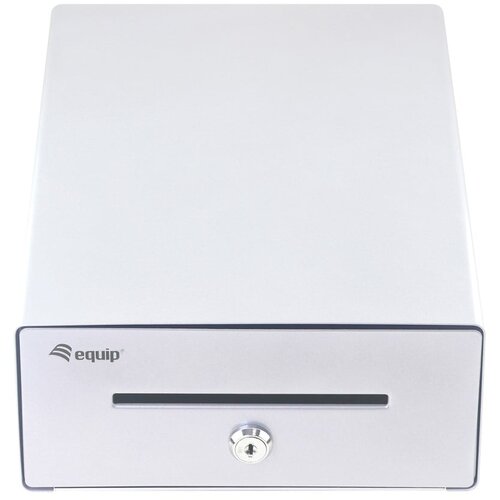 Equip Cash Register Drawer for Point of Sale (POS) System, 4 Bill /4 Coin Compartments, Removable Coin Slots, RJ11 connector, Aluminum Cijene