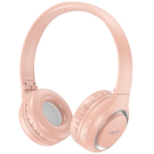 Moye Enyo Foldable BT Headphones Pink Cene
