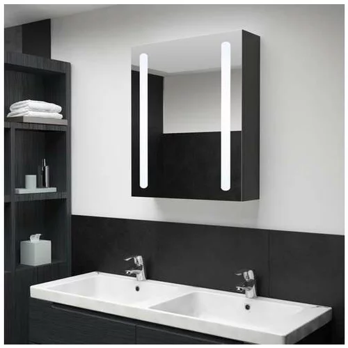  LED kopalniška omarica z ogledalom 50x13x70 cm